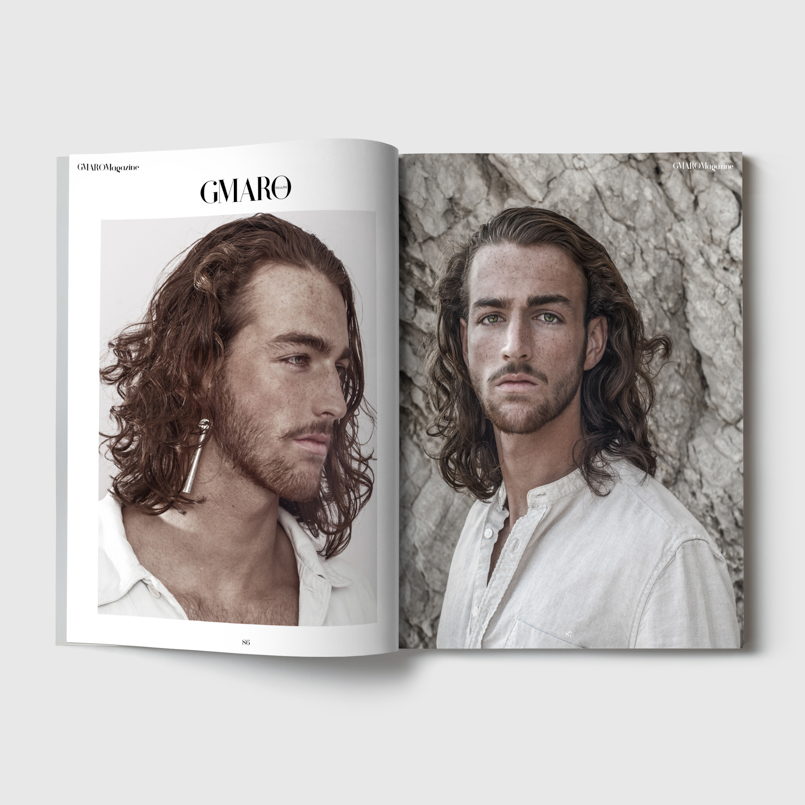 Fashion editorial portrait for Gmaro magazine by Farnham, Surrey based photographer James Muller