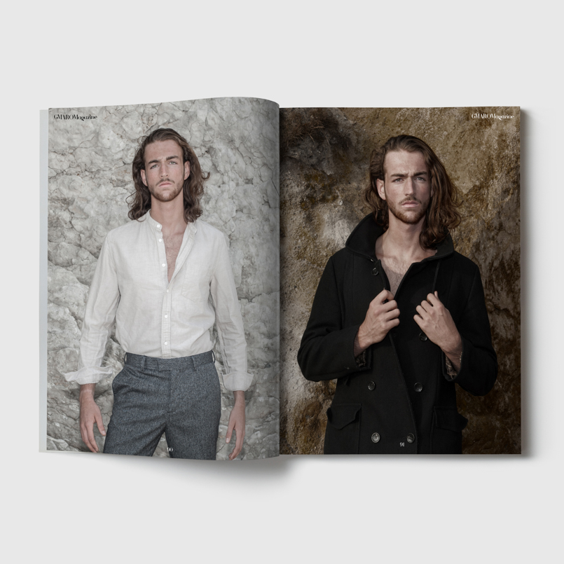 Fashion editorial portrait for Gmaro magazine by Farnham, Surrey based photographer James Muller