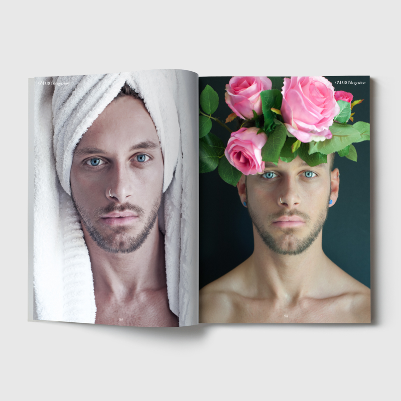 Fashion editorial portrait for Gmaro magazine by Farnham, Surrey based photographer James Muller