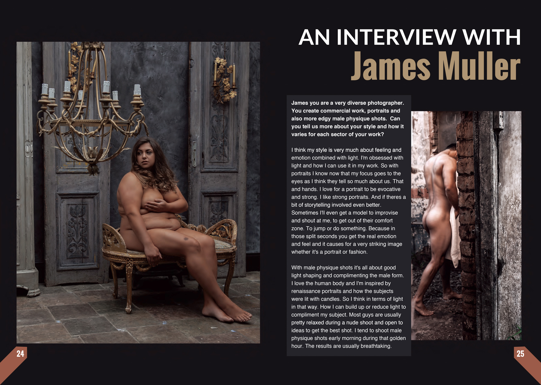 Interview for The Flux Review Magazine with Farnham, Surrey based portrait and fashion photographer James Muller