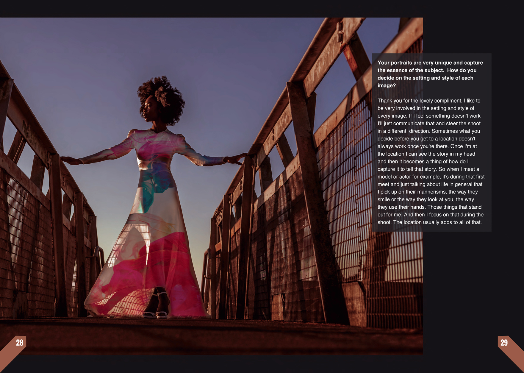 Interview for The Flux Review Magazine with Farnham, Surrey based portrait and fashion photographer James Muller