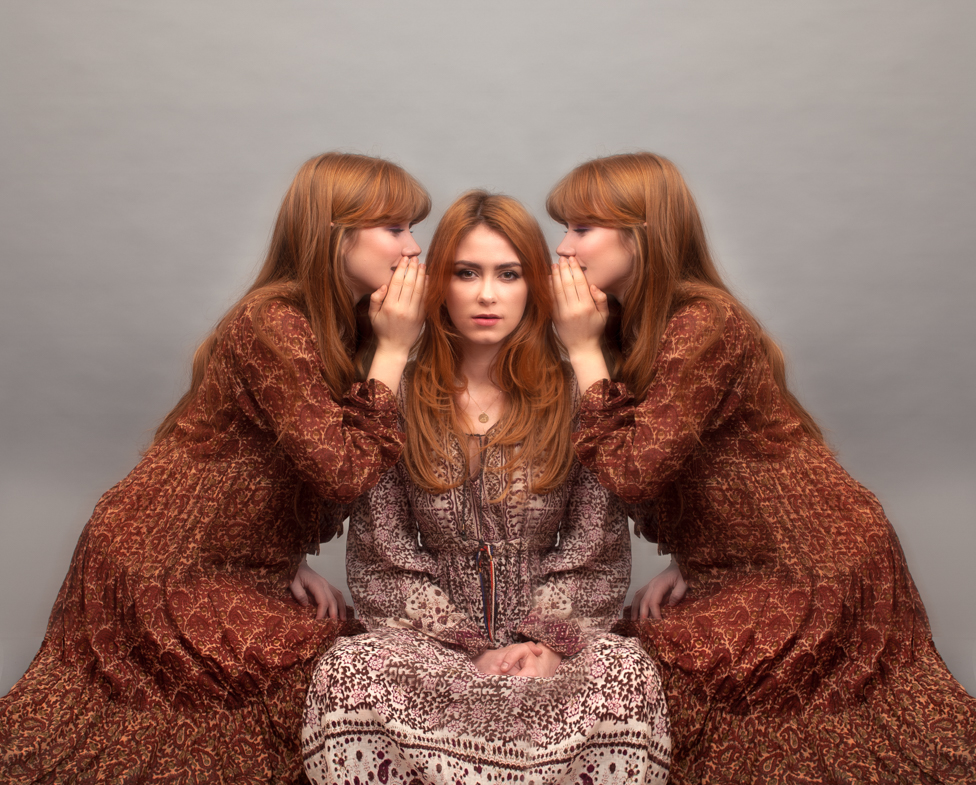 Whispers. Fine art portrait by Farnham, Surrey based fashion photographer James Muller