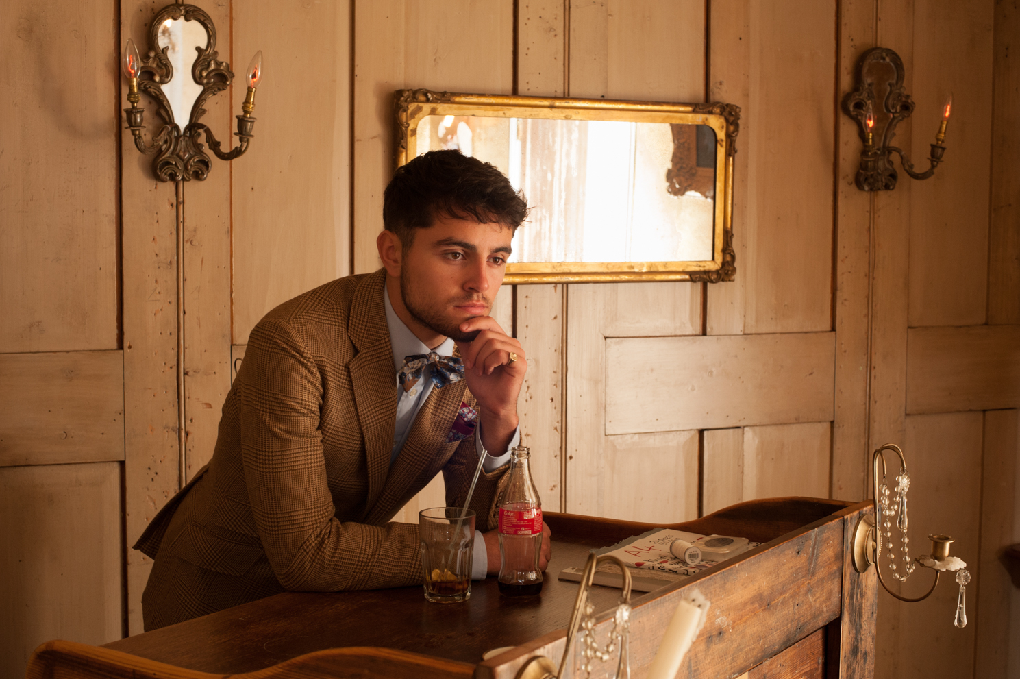 The thinking man. Men's fashion photography by Farnham, Surrey based portrait photographer James Muller